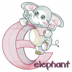 Rippled Animals Alphabet 05(Lg)