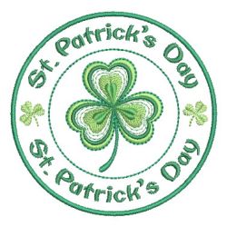 St Patricks Day Clover 08 machine embroidery designs