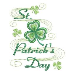 St Patricks Day Clover 10 machine embroidery designs