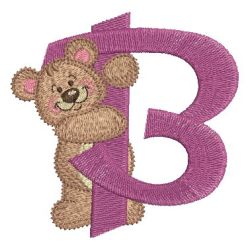 Teddy Bear Alphabet 02 machine embroidery designs