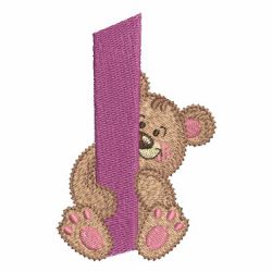 Teddy Bear Alphabet 09 machine embroidery designs