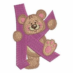 Teddy Bear Alphabet 11 machine embroidery designs