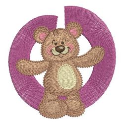 Teddy Bear Alphabet 15 machine embroidery designs