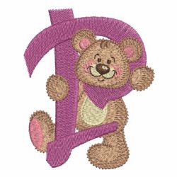 Teddy Bear Alphabet 16 machine embroidery designs