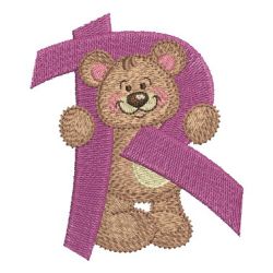 Teddy Bear Alphabet 18 machine embroidery designs