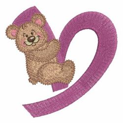 Teddy Bear Alphabet 25 machine embroidery designs
