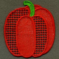 FSL Fruits and Vegetables Doily 08 machine embroidery designs