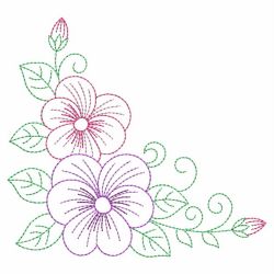 Vintage Pansy 02(Md) machine embroidery designs