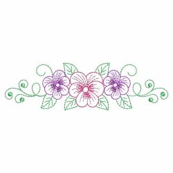 Vintage Pansy 09(Lg) machine embroidery designs
