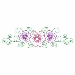 Vintage Pansy 09(Md) machine embroidery designs