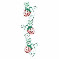 Heirloom Strawberry 04(Sm) machine embroidery designs