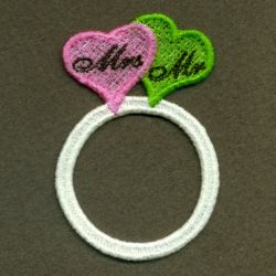 FSL Wedding Napkin Ring 06 machine embroidery designs