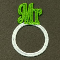 FSL Wedding Napkin Ring 12 machine embroidery designs