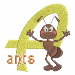 Cute Animals Alphabet 01 machine embroidery designs