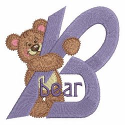 Cute Animals Alphabet 02 machine embroidery designs