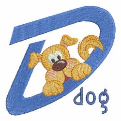 Cute Animals Alphabet 04 machine embroidery designs