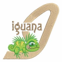 Cute Animals Alphabet 09 machine embroidery designs