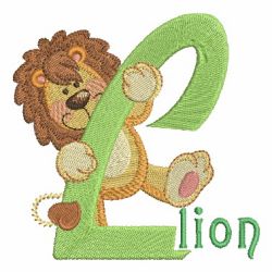 Cute Animals Alphabet 12 machine embroidery designs