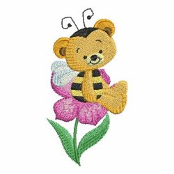 Spring Teddy Bear machine embroidery designs
