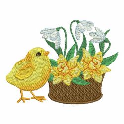 Easter Chick 03 machine embroidery designs