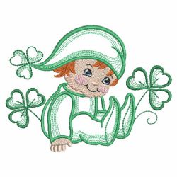 Kids and St Patricks Day 06(Md) machine embroidery designs