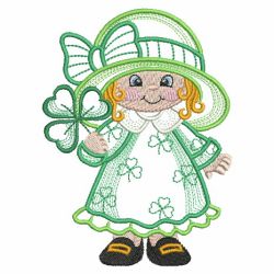 Kids and St Patricks Day 07(Lg) machine embroidery designs