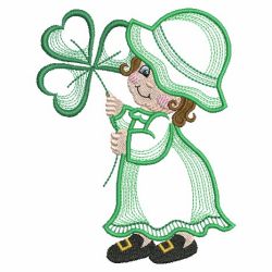 Kids and St Patricks Day 08(Md) machine embroidery designs