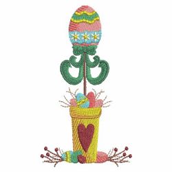 Folk Art Easter 07(Lg) machine embroidery designs