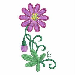 Passionflower 04 machine embroidery designs