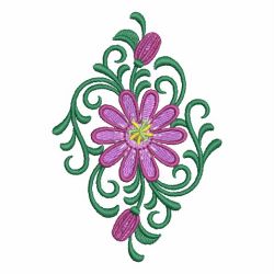 Passionflower 07 machine embroidery designs