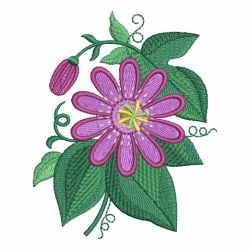 Passionflower 08 machine embroidery designs