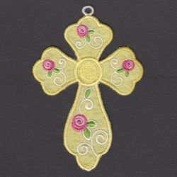 FSL Applique Crosses 12 machine embroidery designs