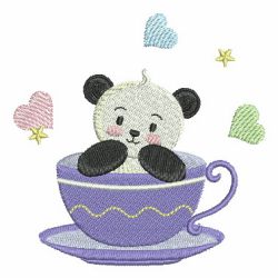Teacup Animals 02 machine embroidery designs