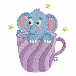 Teacup Animals 07 machine embroidery designs