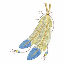 Indian Feathers 07 machine embroidery designs