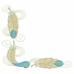 Indian Feathers 11 machine embroidery designs