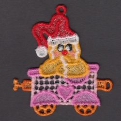 FSL Christmas Train Ornaments 07 machine embroidery designs