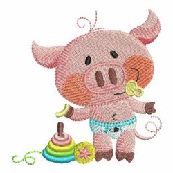 Baby Animals 09 machine embroidery designs