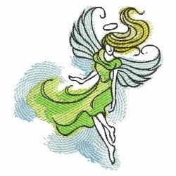 Watercolor Angels 04(Sm) machine embroidery designs