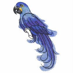 Watercolor Parrots 08(Lg) machine embroidery designs