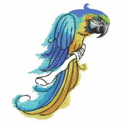 Watercolor Parrots 09(Lg) machine embroidery designs