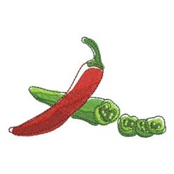 Doodle Vegetables 09 machine embroidery designs