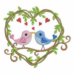 Valentines Day Birds 03 machine embroidery designs