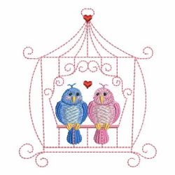 Valentines Day Birds 06 machine embroidery designs