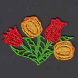 FSL Tulips 02 machine embroidery designs