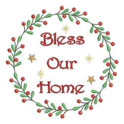 Bless Our Home 01 machine embroidery designs