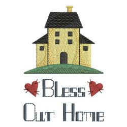 Bless Our Home 07 machine embroidery designs
