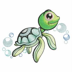 Cute Sea Animals 04(Md) machine embroidery designs