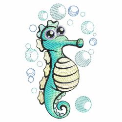 Cute Sea Animals 05(Md) machine embroidery designs
