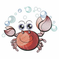 Cute Sea Animals 06(Lg) machine embroidery designs